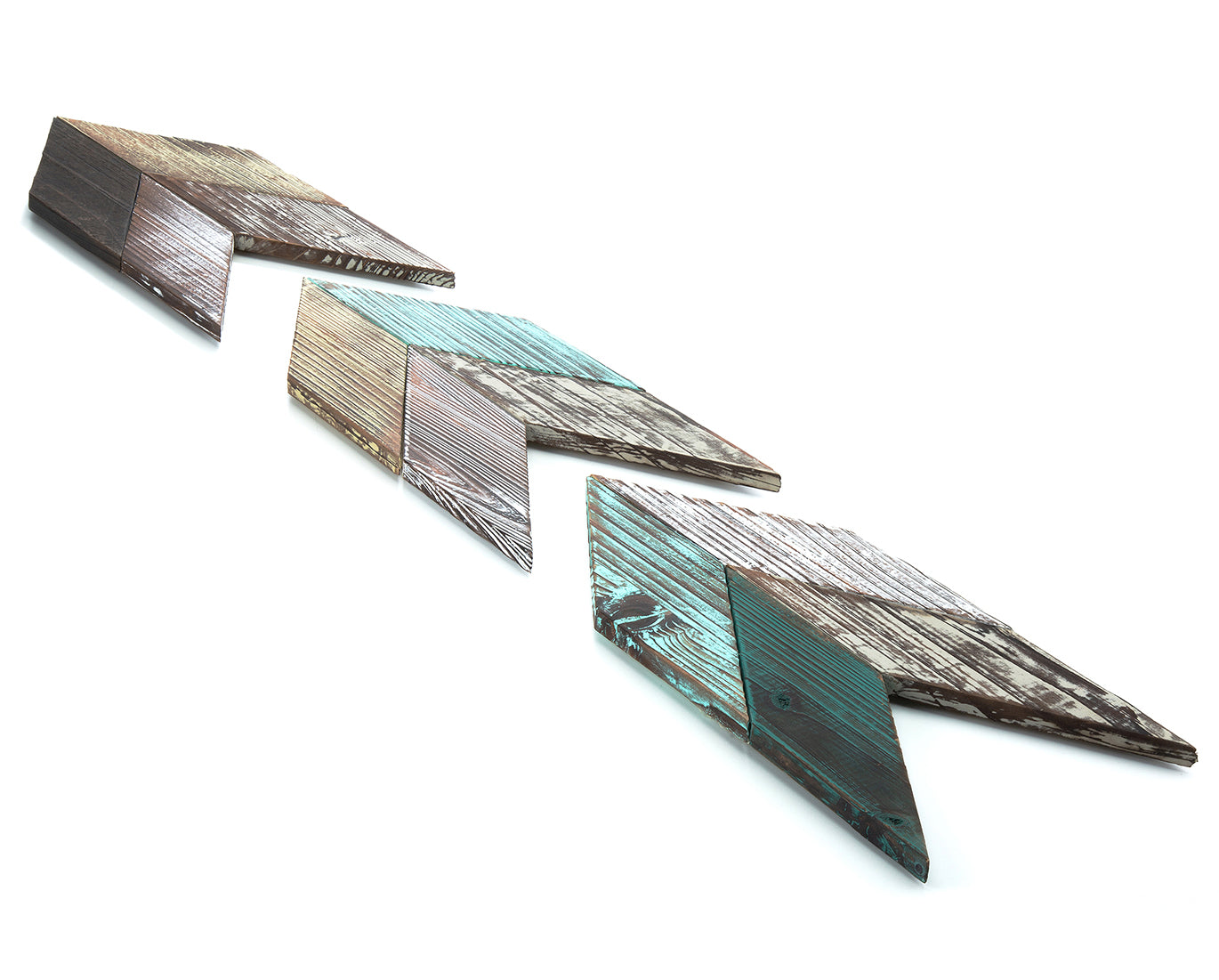 Jackcube Design Wall Décor Set 3 Frecce Legno Parete