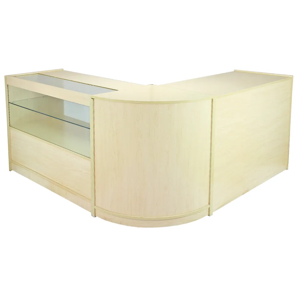 Q-Rax Draco Set 3 Banconi Negozio Acero Laminato Vetrina