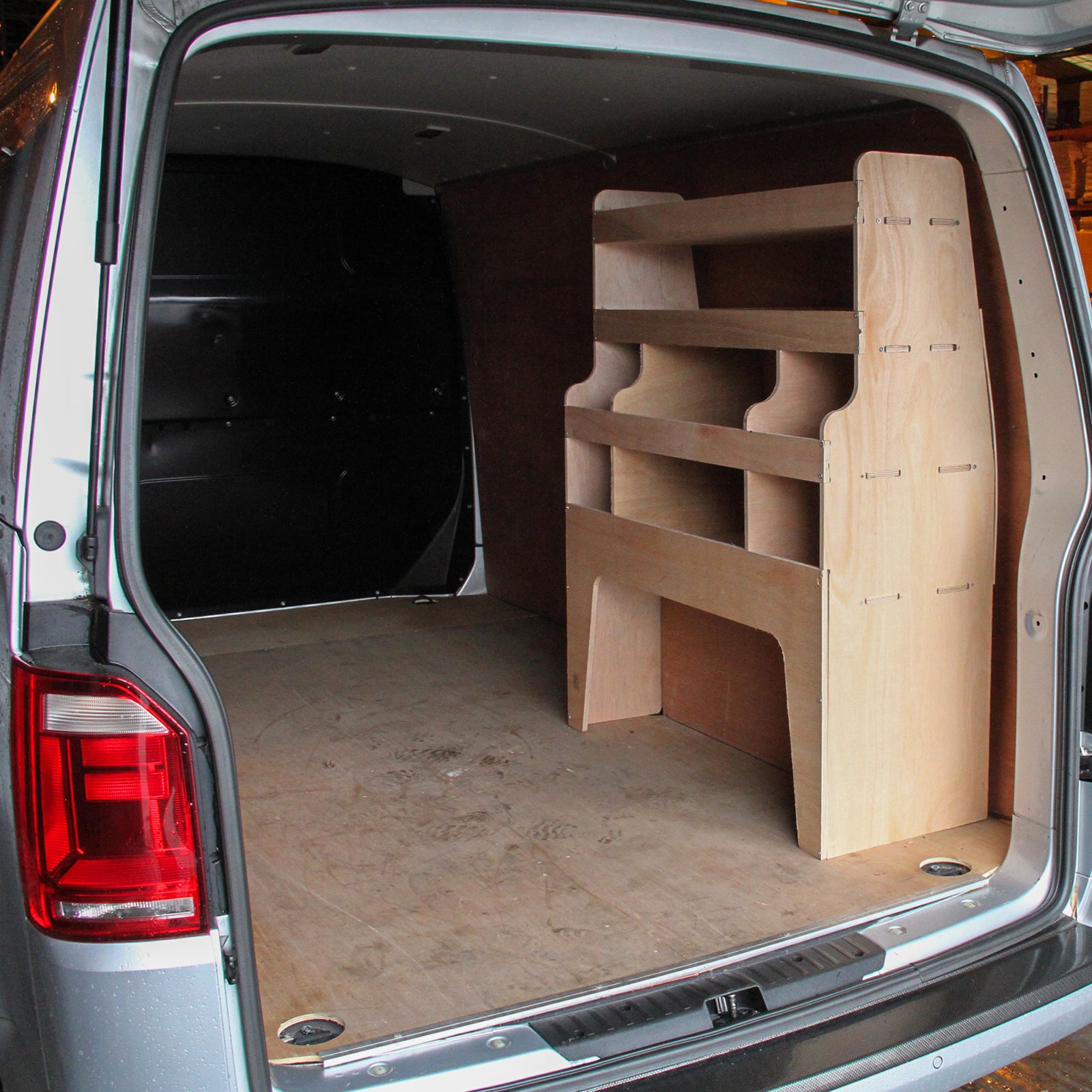 Q-Rax Scaffali da Garage VW Transporter SWB scaffale furgone 4 ripiani