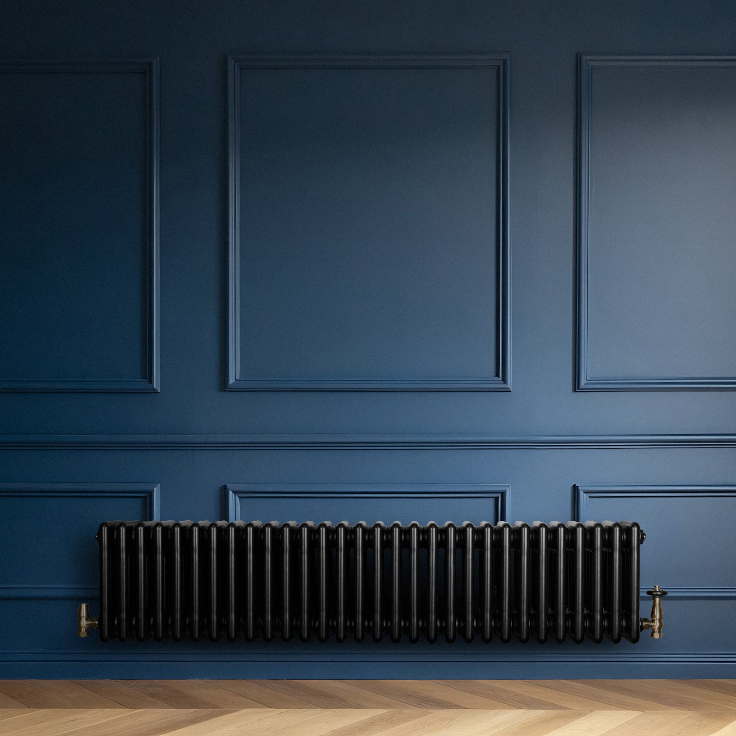 Q-Rax Radiatori Tradizionali 4 Colonne 300x1370 termosifone nero