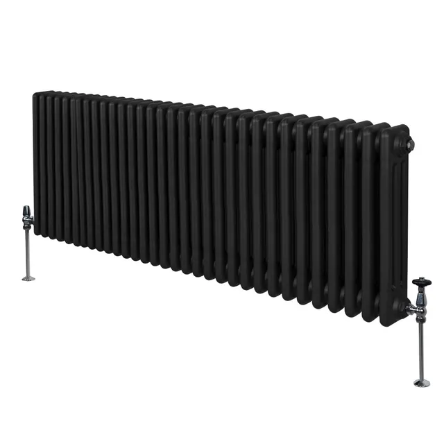 Q-Rax Radiatore 3 Colonne 600x1462mm termosifone nero
