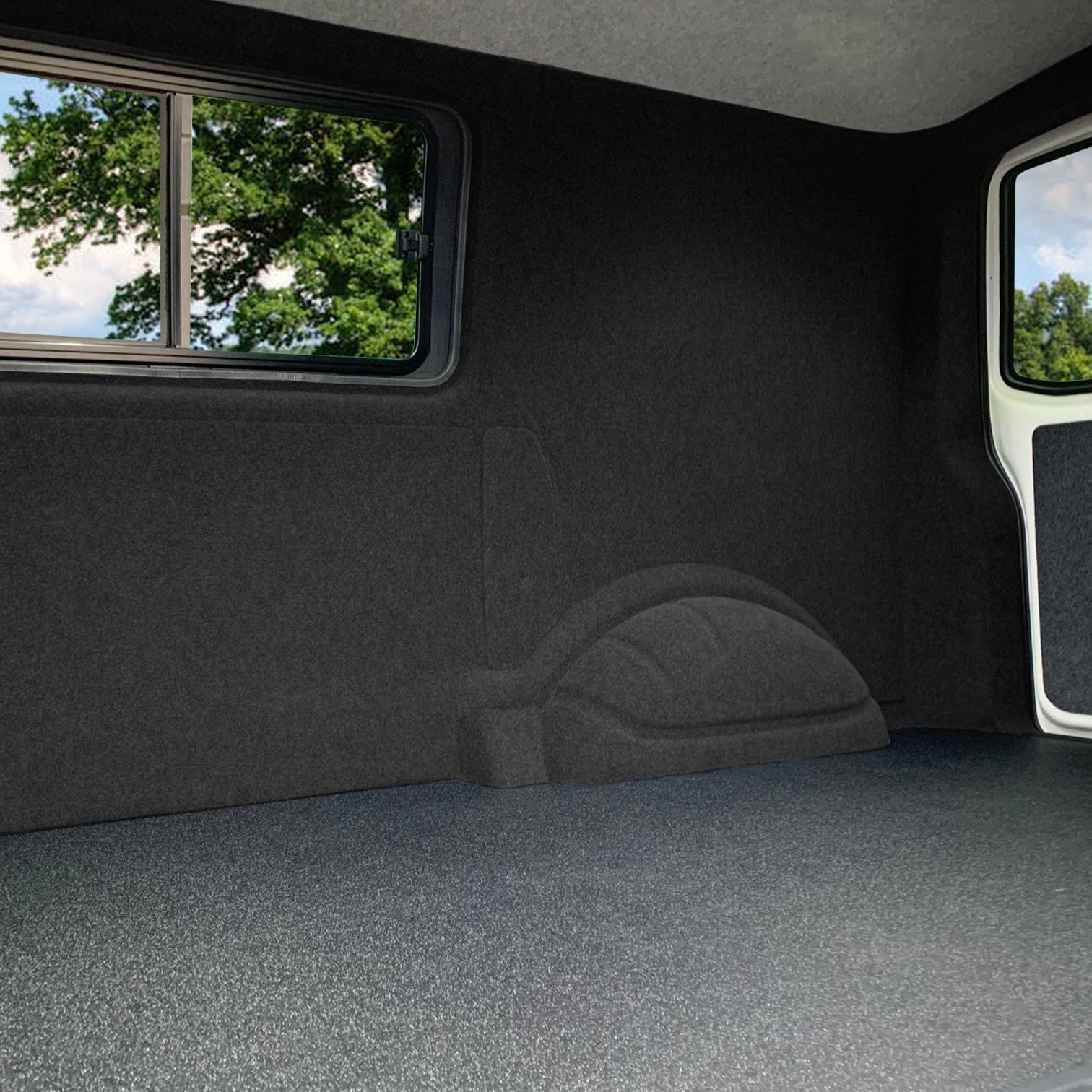 Q-Rax Fodera Moquette Furgoni Grigio Antracite 5,5x2 m 3 mm