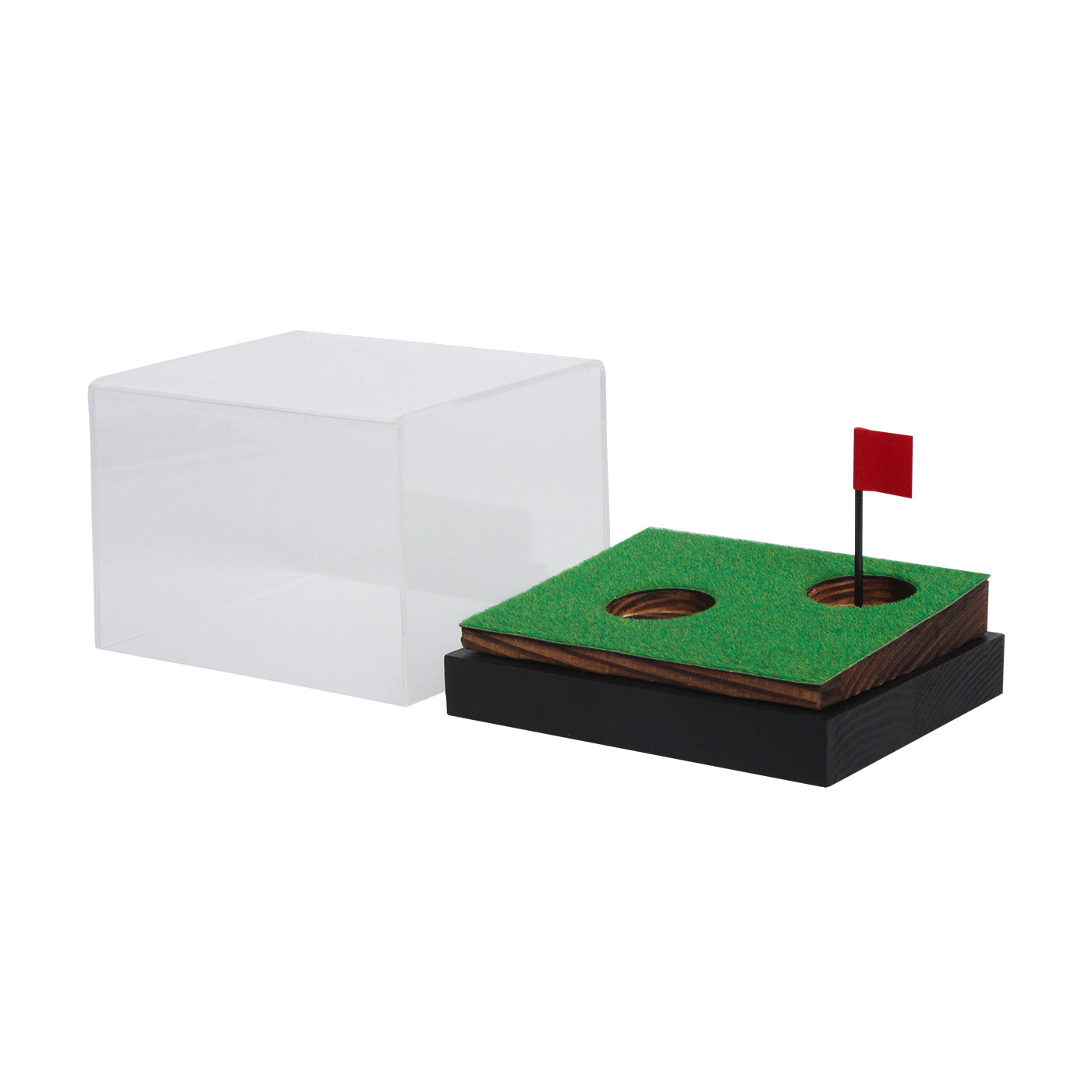 Jackcube Design teca golf acrilico base legno pallina singola