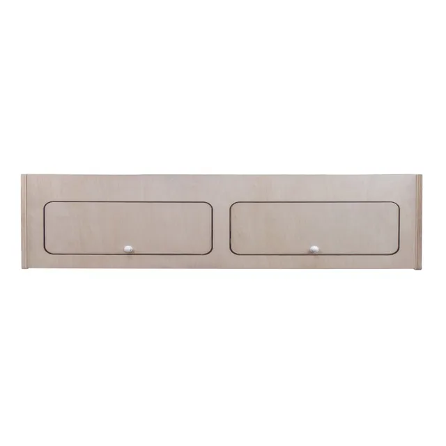 Q-Rax Armadio Camper Pensile 100x25x25 cm Compensato 2 Ante