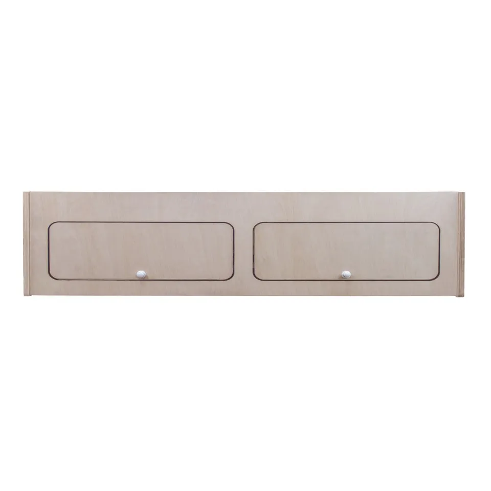 Q-Rax Armadio Camper Pensile 100x25x25 cm Compensato 2 Ante