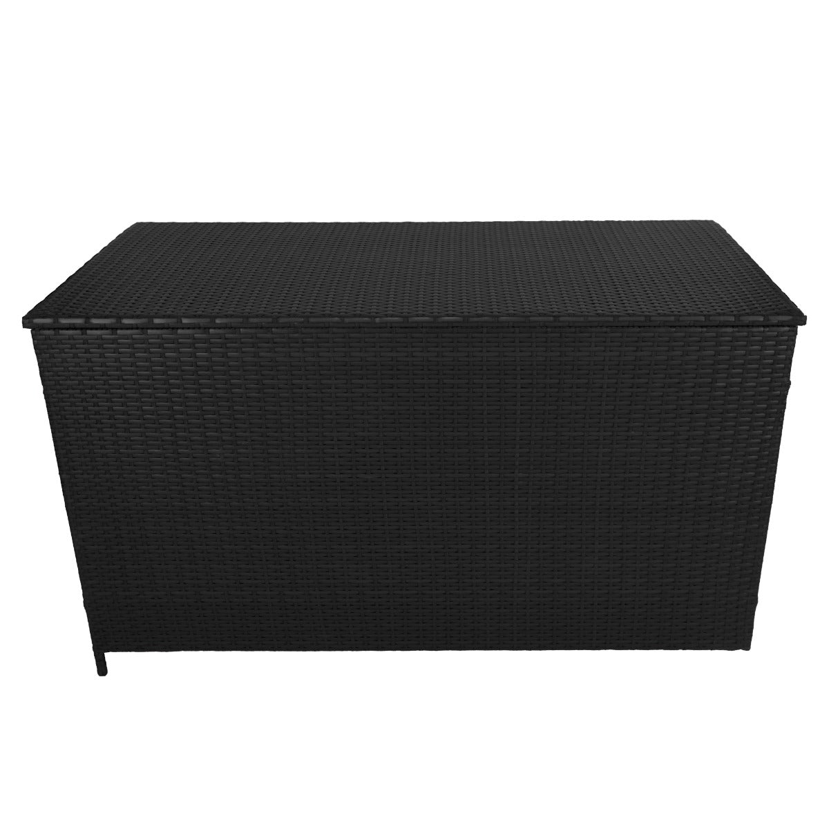 Q-Rax Contenitore Cuscini Rattan Nero 582L Box Giardino