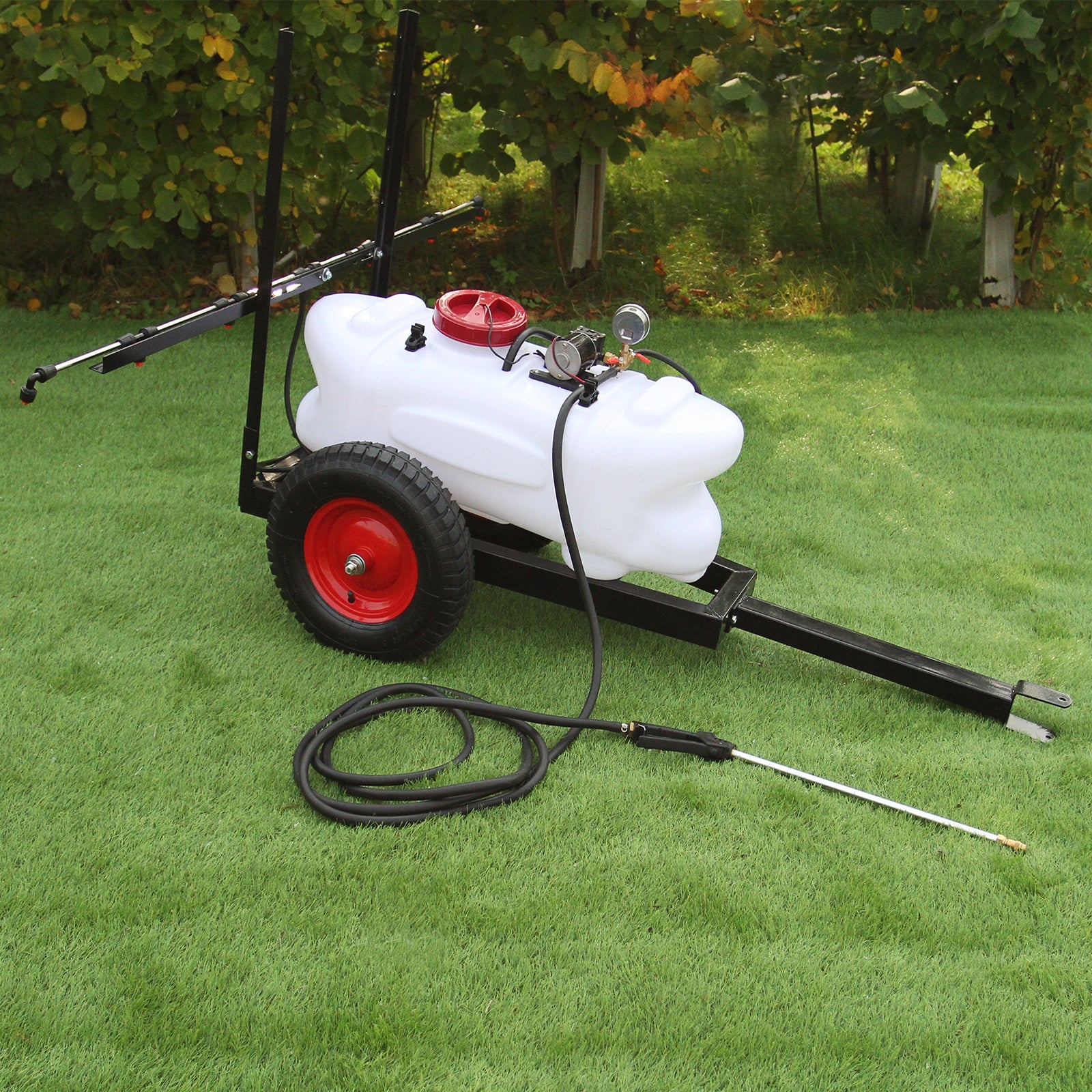 MAXBLAST 60L irroratore trainato con rimorchio barra 6 ugelli