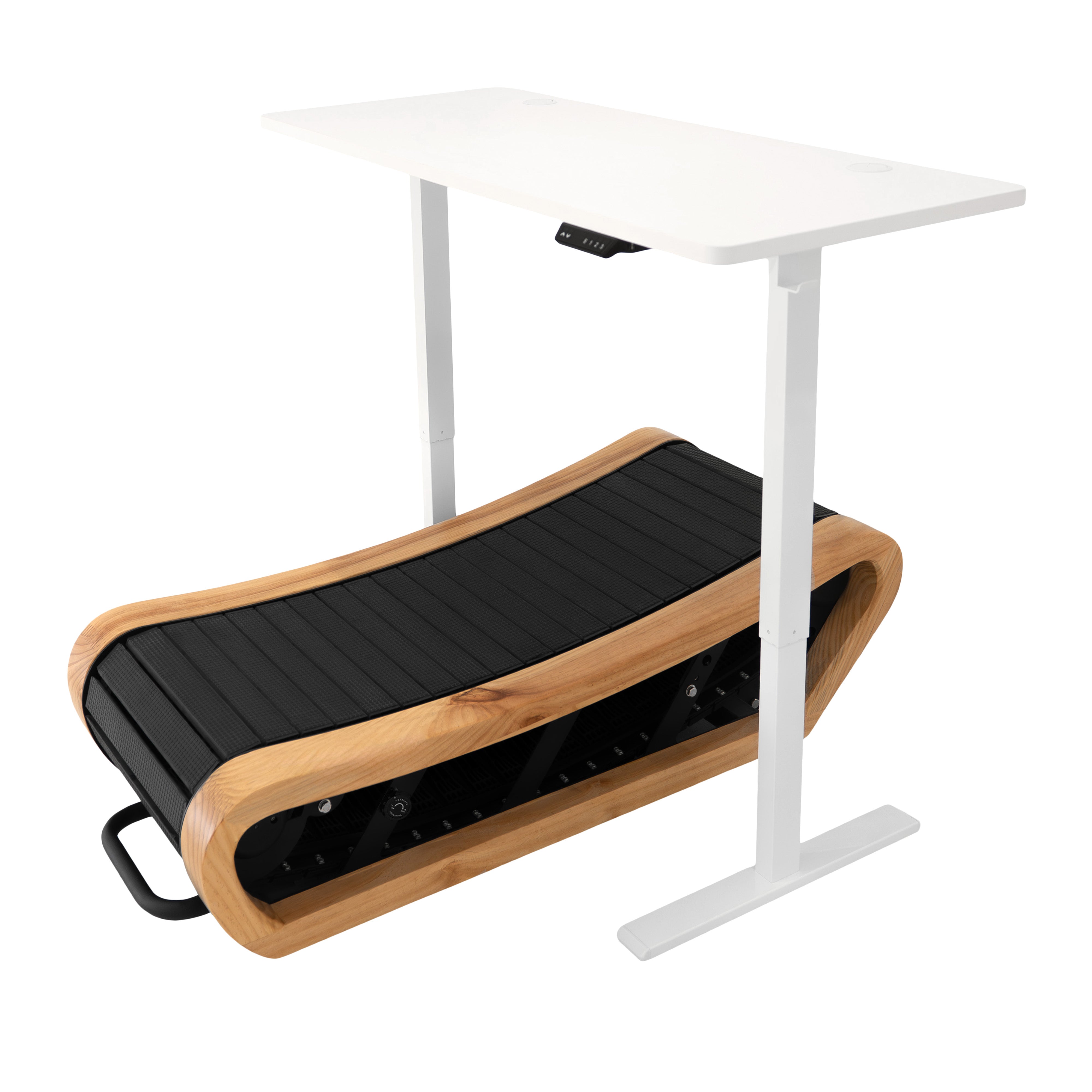 Q-Rax Tapis Roulant Curvo Rovere Chiaro Senza Motore