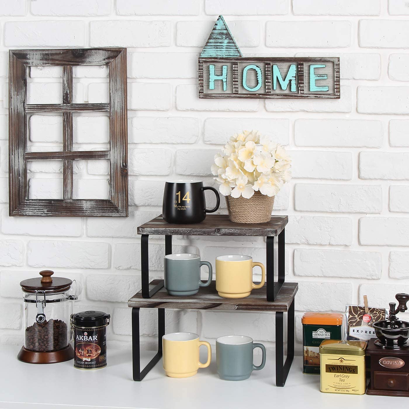 Jackcube Design Kitchen mensole cucina set 2 allungabili legno