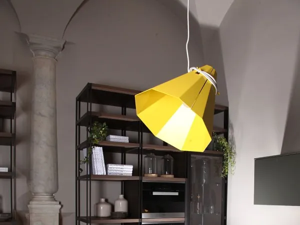 Officinanove Ennagona lampadario sospensione alluminio 41 cm