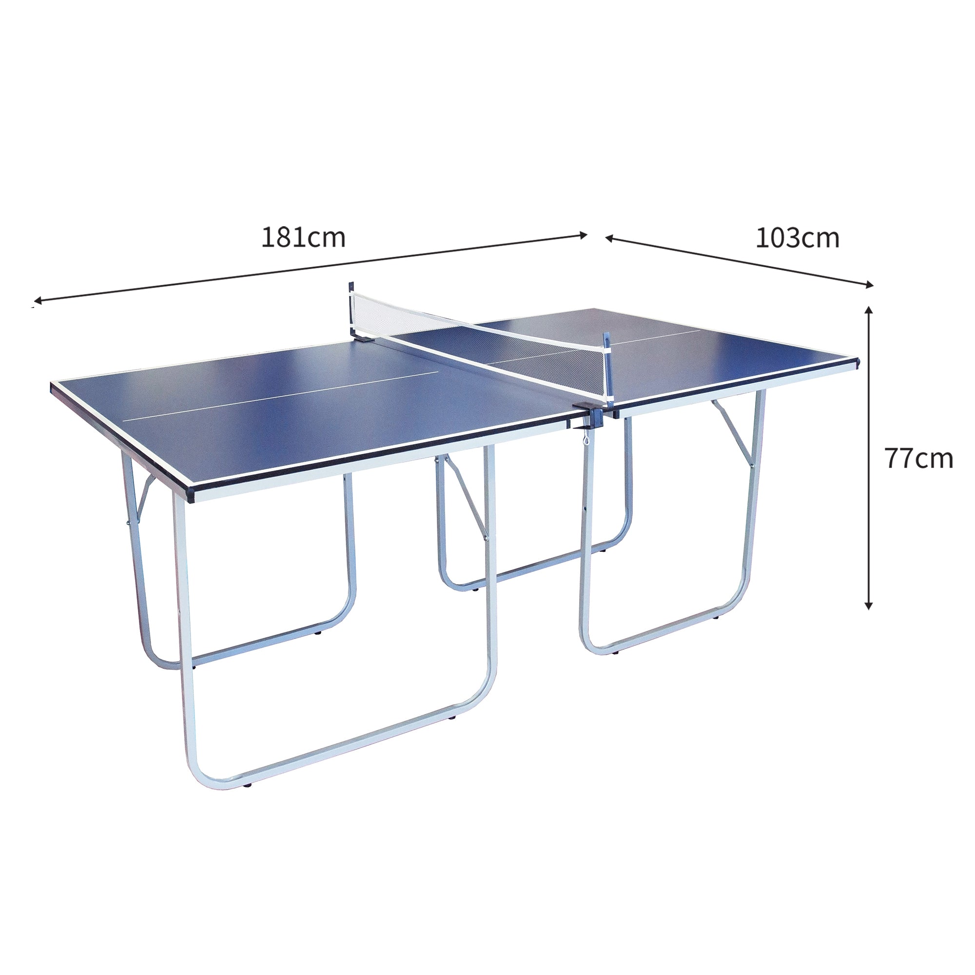 Q-Rax Tavolo ping pong pieghevole MDF con accessori