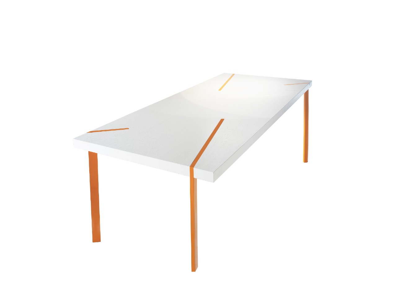 Officinanove Traces set 4 gambe tavolo in acciaio