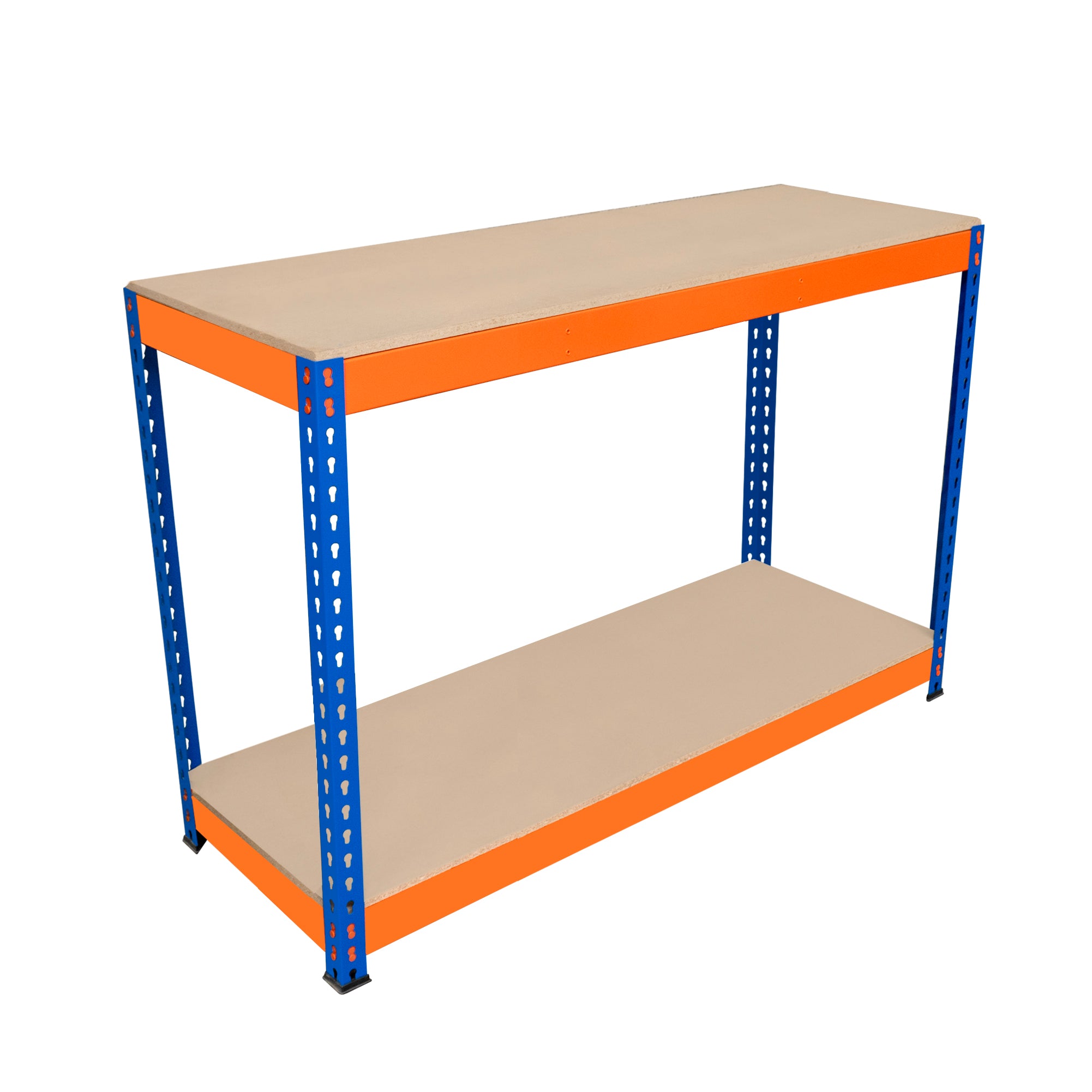 Q-Rax S-Rax Banco da Lavoro 2 Ripiani 120x45x90 cm 600 kg
