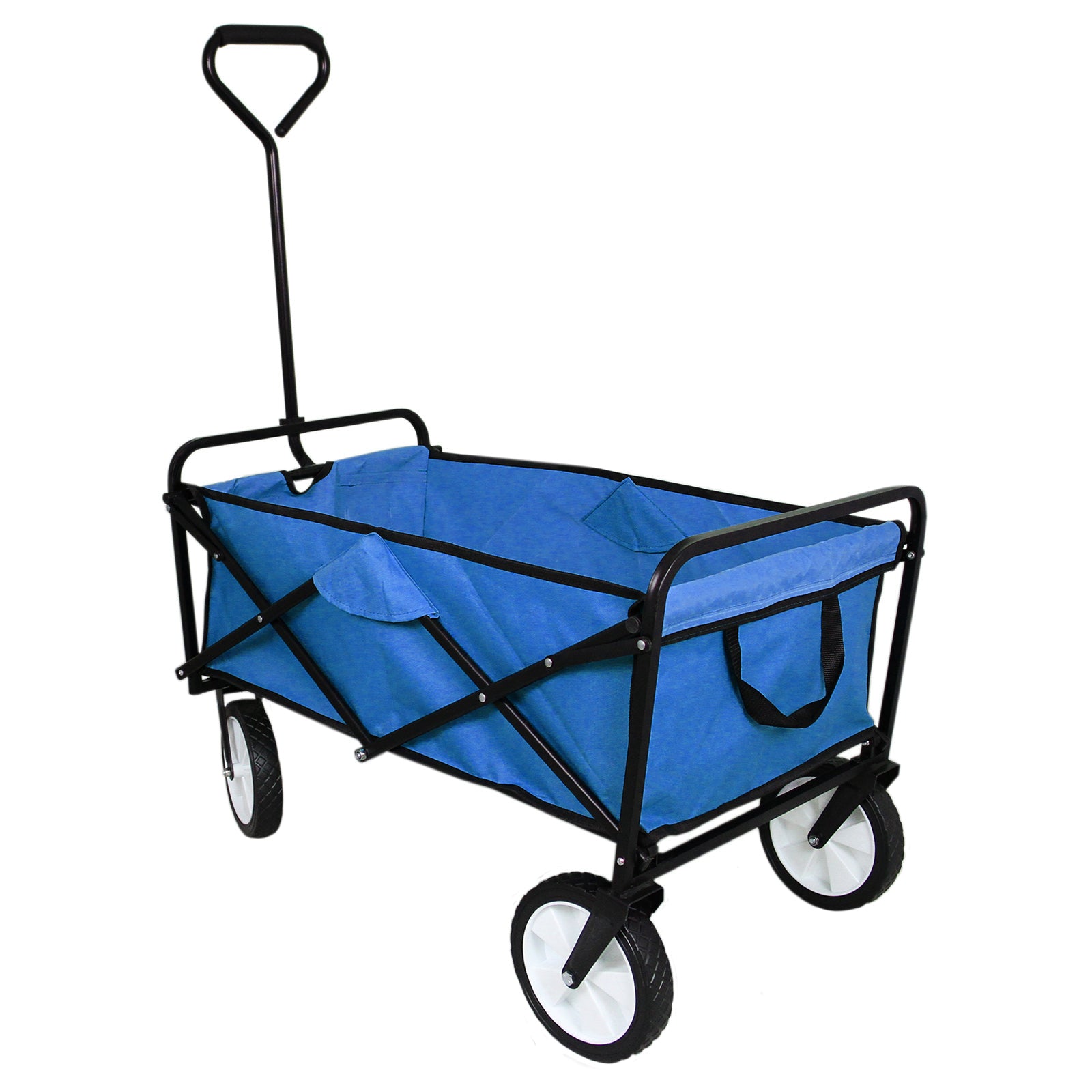 Q-Rax Carrello Pieghevole Fuoristrada 70 kg Acciaio Blu