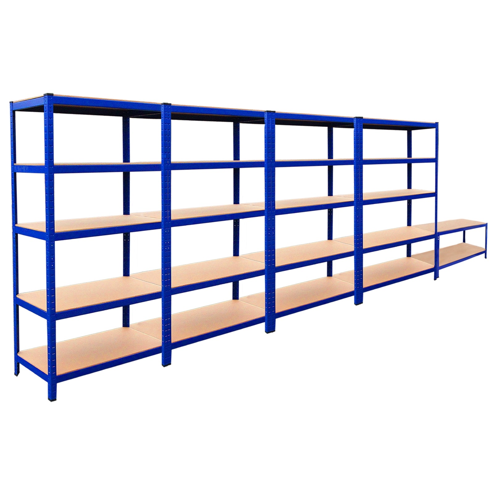 Q-Rax T-Rax Scaffale 90x180x45 280kg + Banco Lavoro Set
