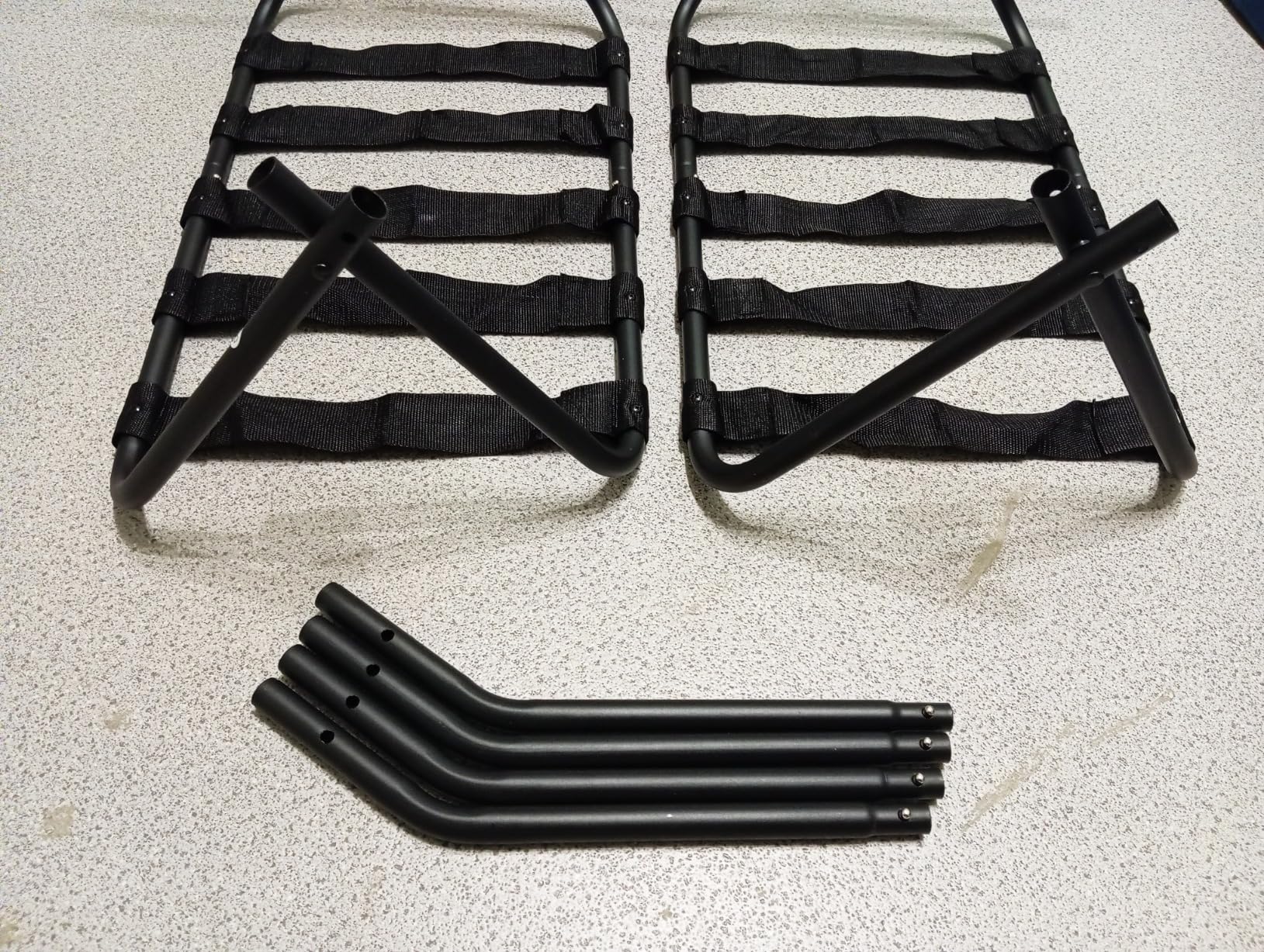 Meltrck Portapacchi Pieghevole metallo nero 64x44x55 cm 55 kg
