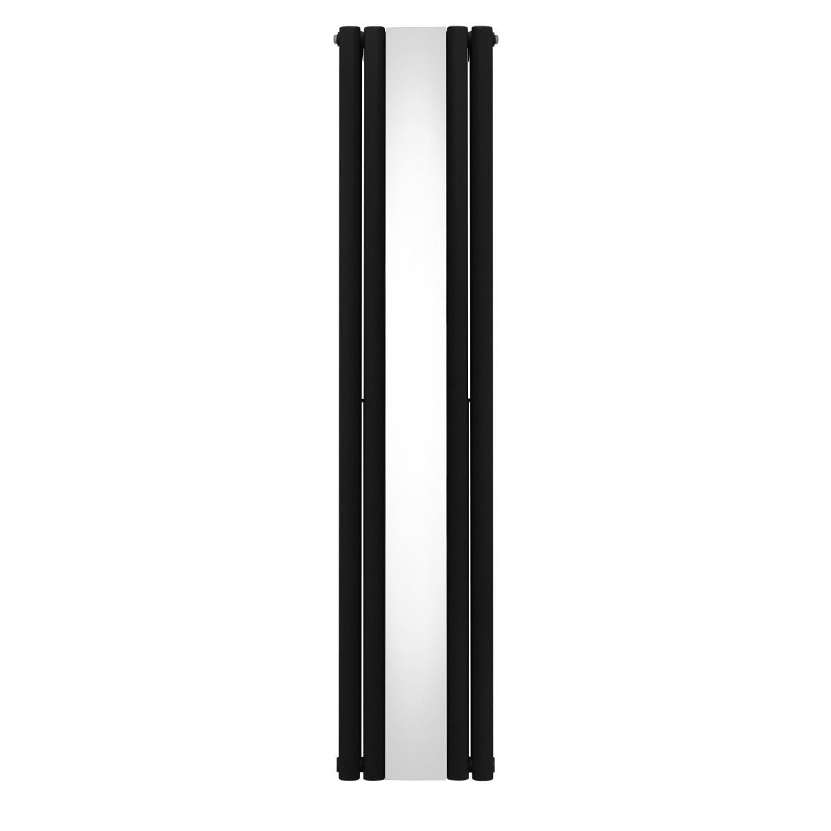 Q-Rax Pannelli Piatti Ovale 1800x380 radiatore nero a specchio