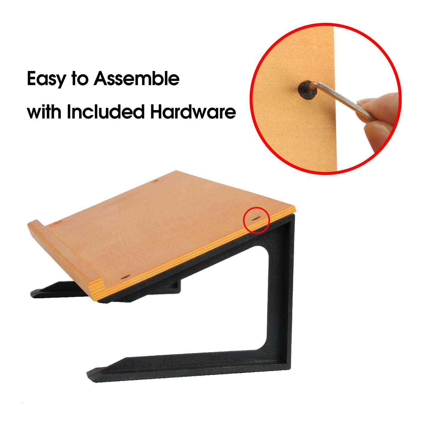 JackCube Design Home Office Leggio Tablet Libri Legno Scrivania