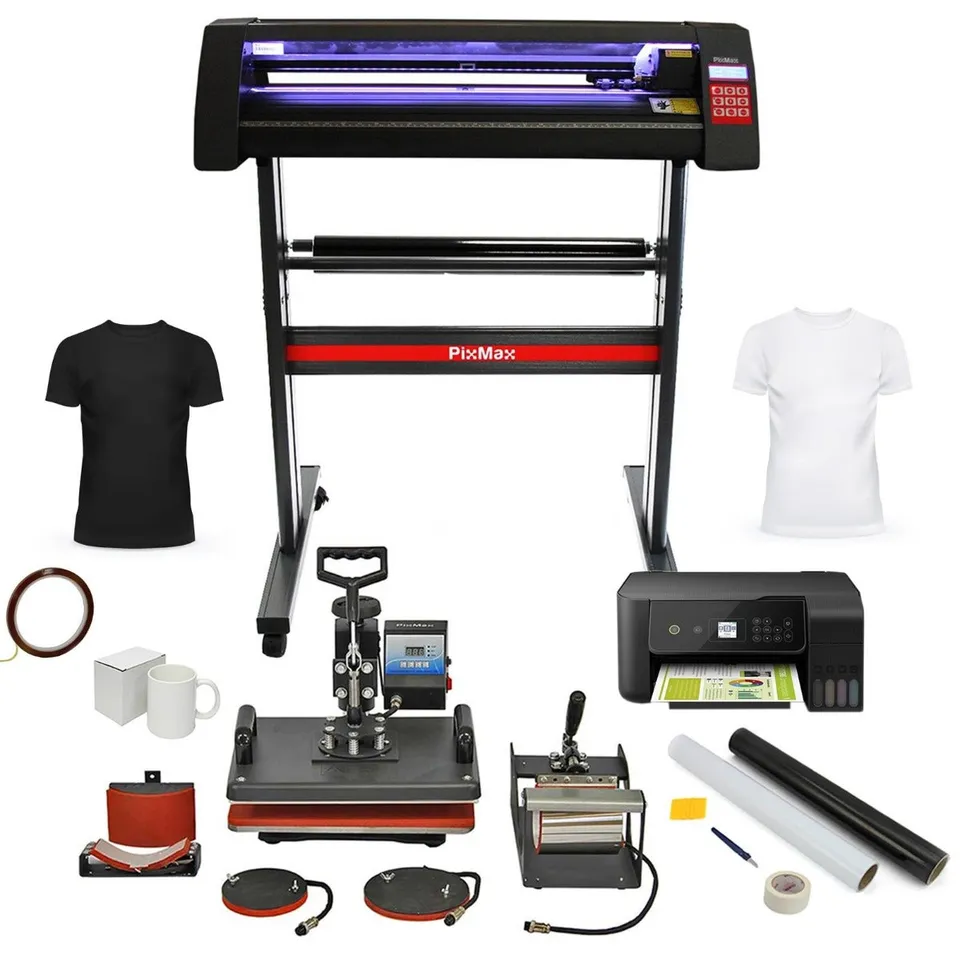 Q-Rax Kit Plotter Vinile LED 720 Pressa 5in1 Stampante