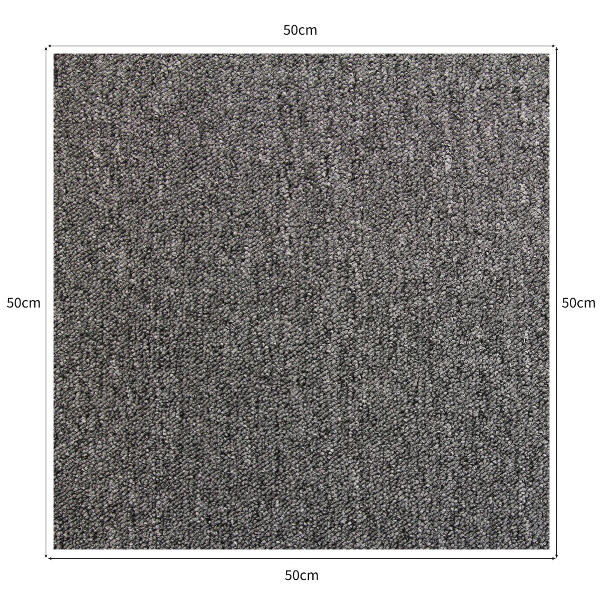 Q-Rax Mattonelle Moquette 40pz 10mq Blu Grigio 50x50