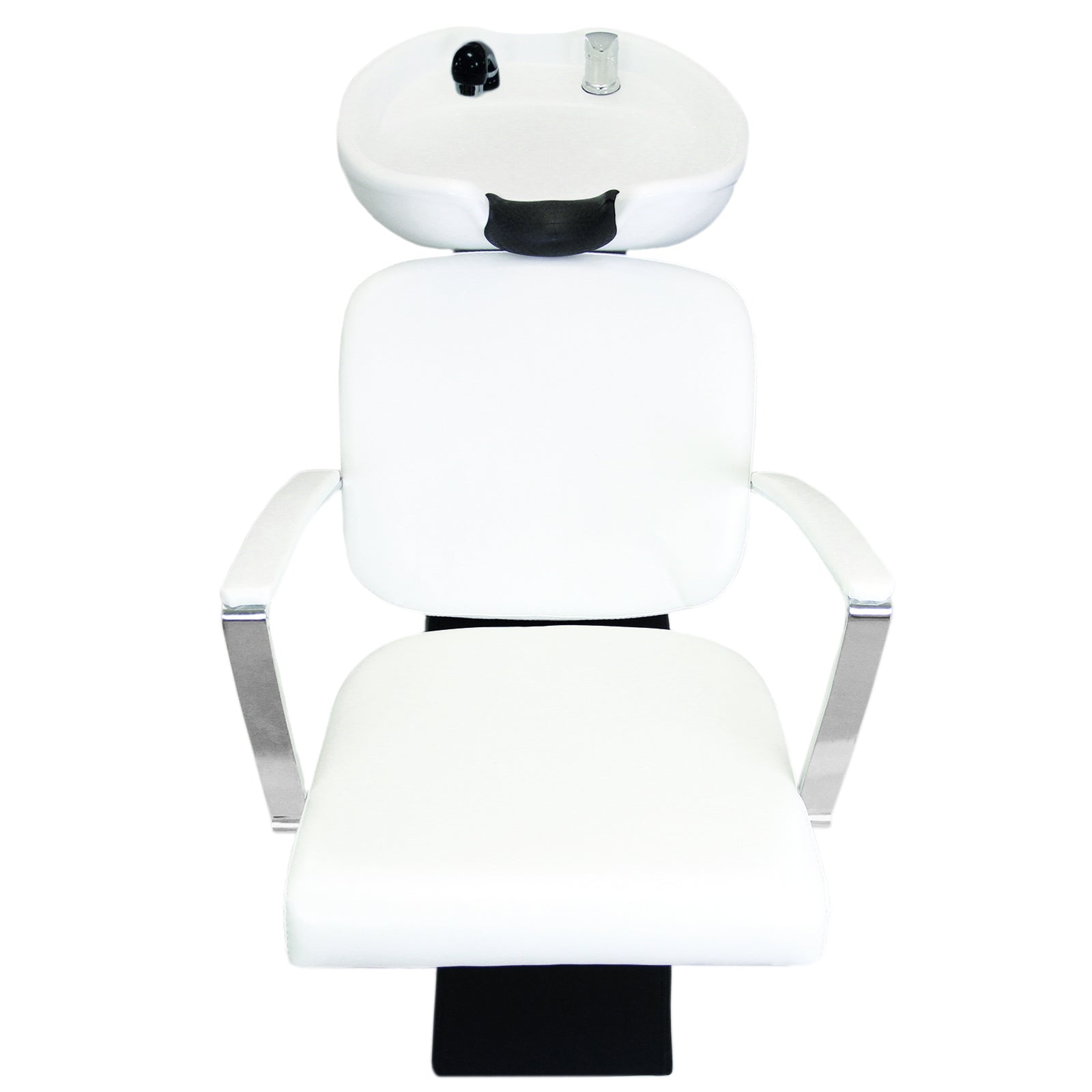 Q-Rax Poltrona Parrucchiere Shampoo Bianco Lavello Ceramica 150 kg
