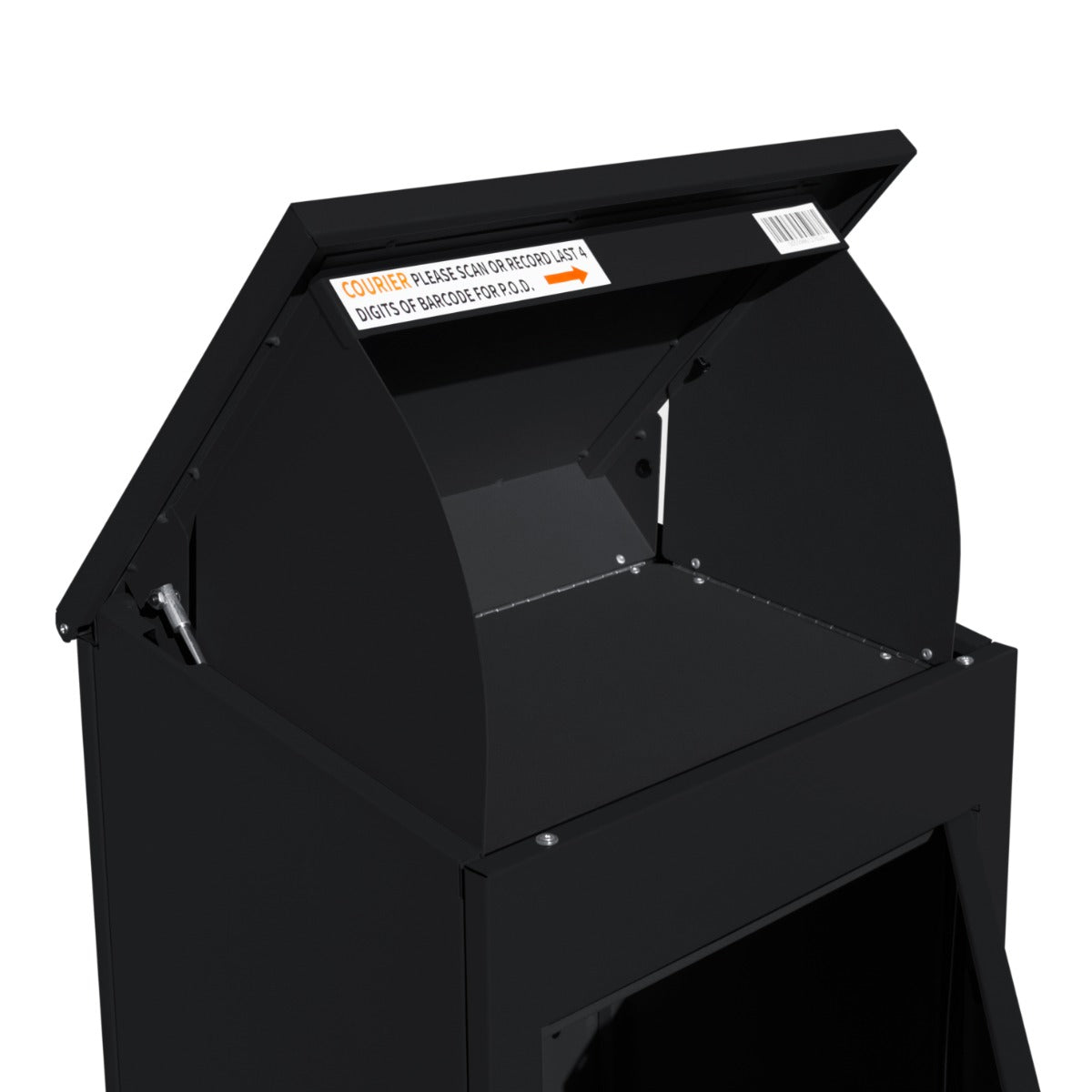 Q-Rax Cassetta Postale Nera Antifurto per Pacchi