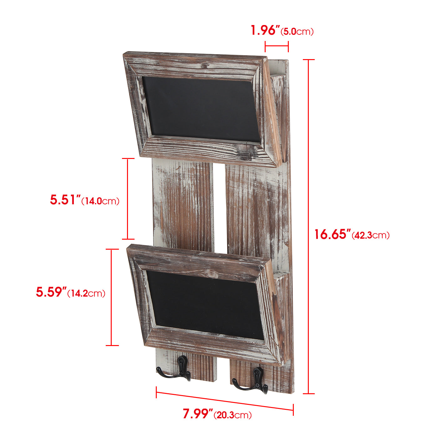 Jackcube Design Entryway portalettere parete 2 scomparti lavagna