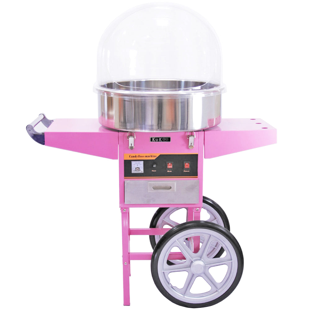 Kukoo Apparecchi Ristorazione Macchina Zucchero Filato Rosa 50cm