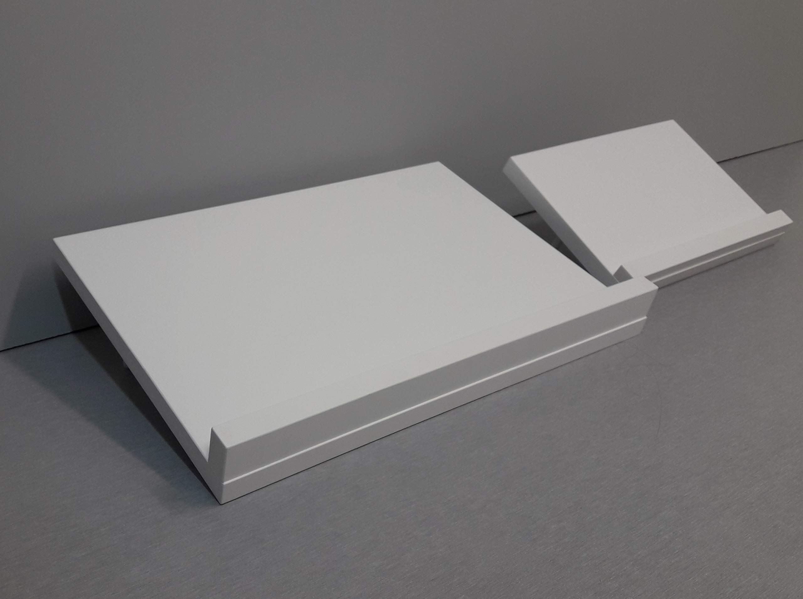 Henor Supporto laptop legno bianco 40x28 cm 3 altezze