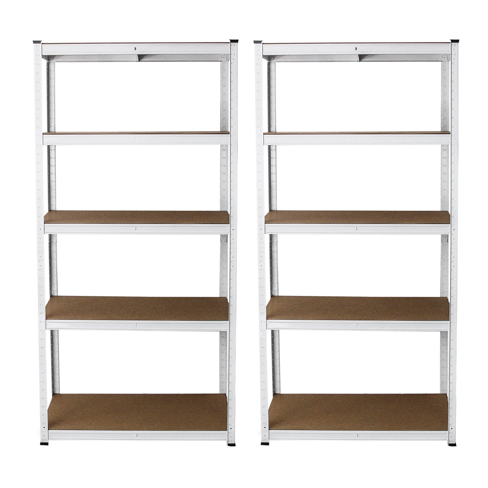 Q-Rax Scaffale Garage E-Rax Bianco 90x40cm 2 Pezzi Portata 200kg