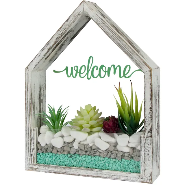 Jackcube Design Plant fioriera da parete casetta bianca