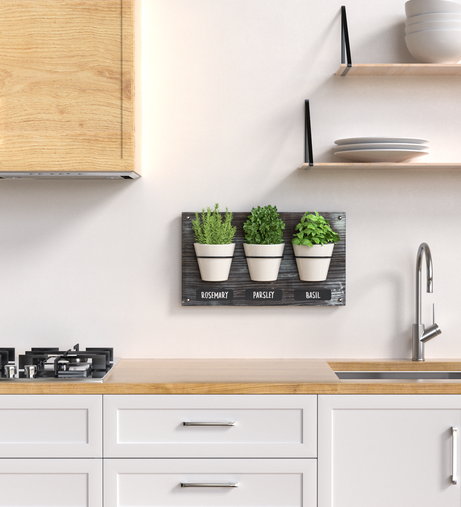 Jackcube Design Plant portavasi da parete 3 vasi ceramica