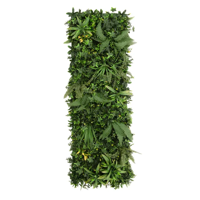 Q-Rax Ayla Pannello Vegetale Artificiale 50x150 cm Parete Verde