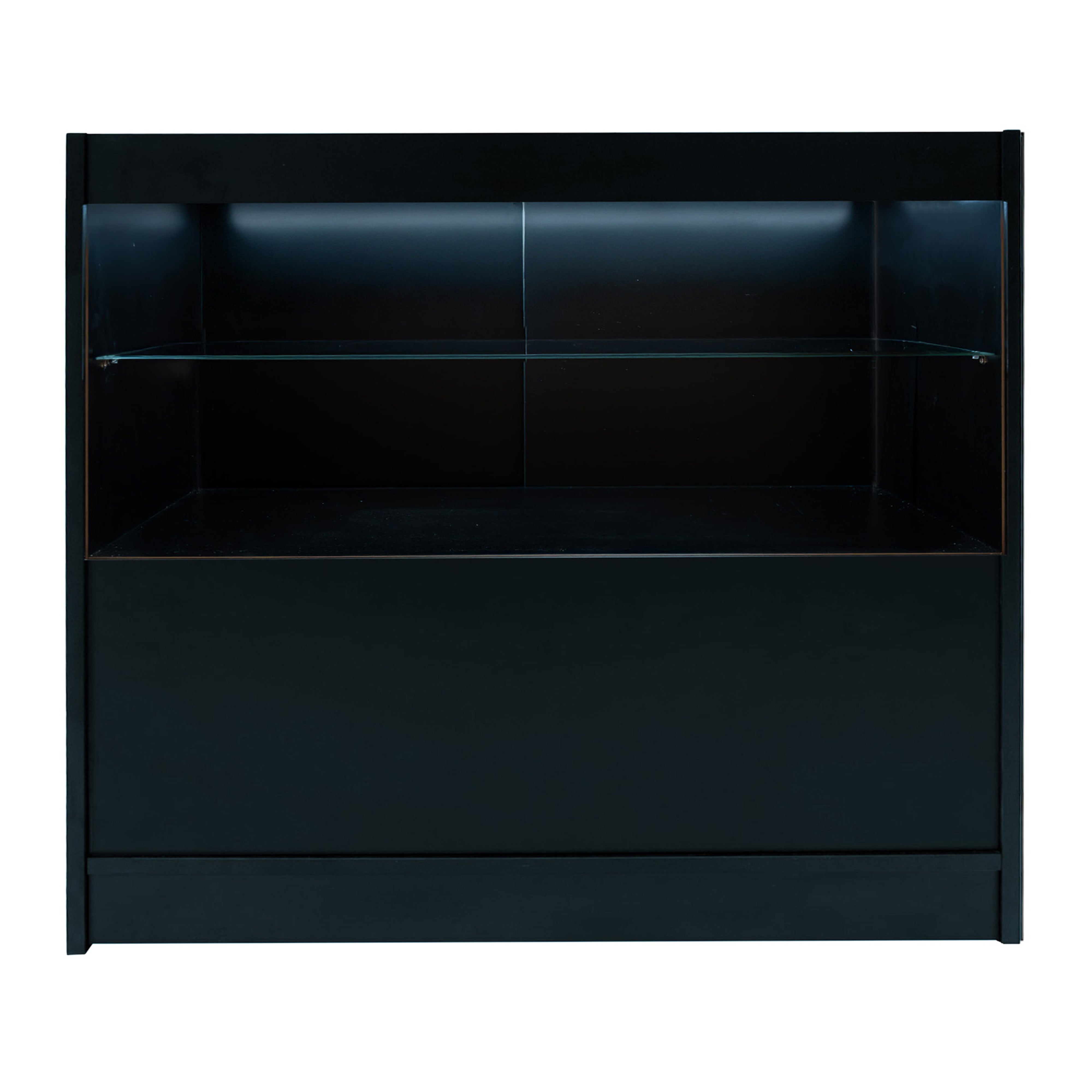 Q-Rax Selene Set 2x C1200+CM60 bancone nero LED