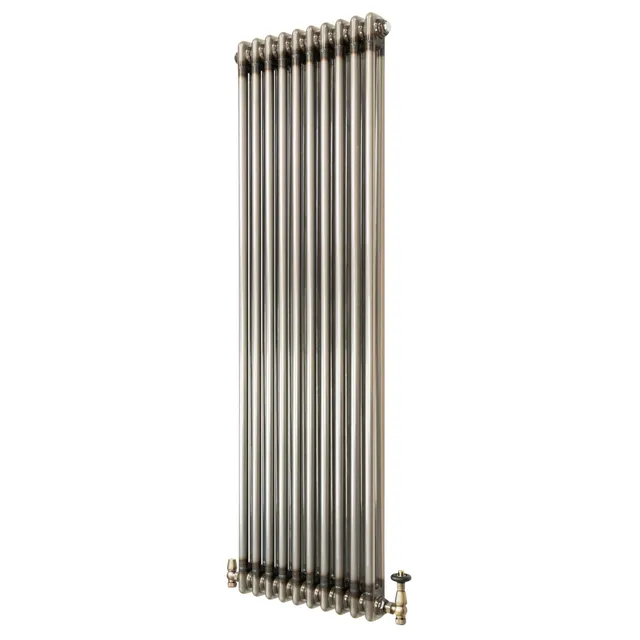 Q-Rax Radiatori Tradizionali 2 Colonne 1500x470 Metallo Grezzo