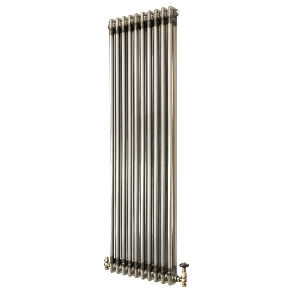 Q-Rax Radiatori Tradizionali 2 Colonne 1500x470 Metallo Grezzo