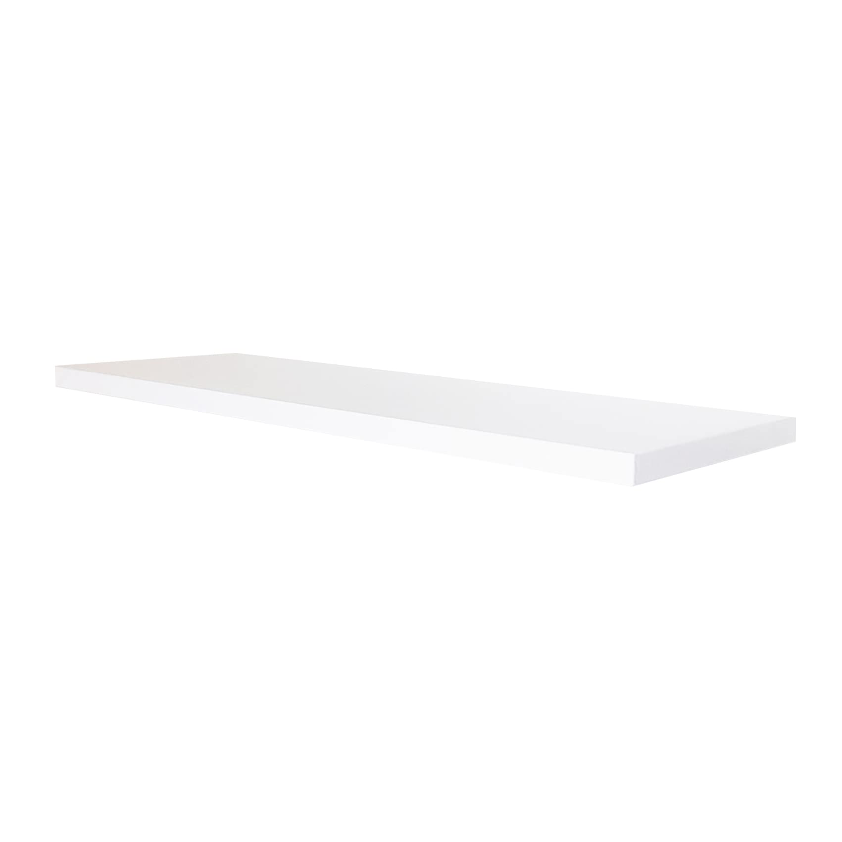 Henor Mensole 100x25x2,5 cm bianco parete portata 20 kg