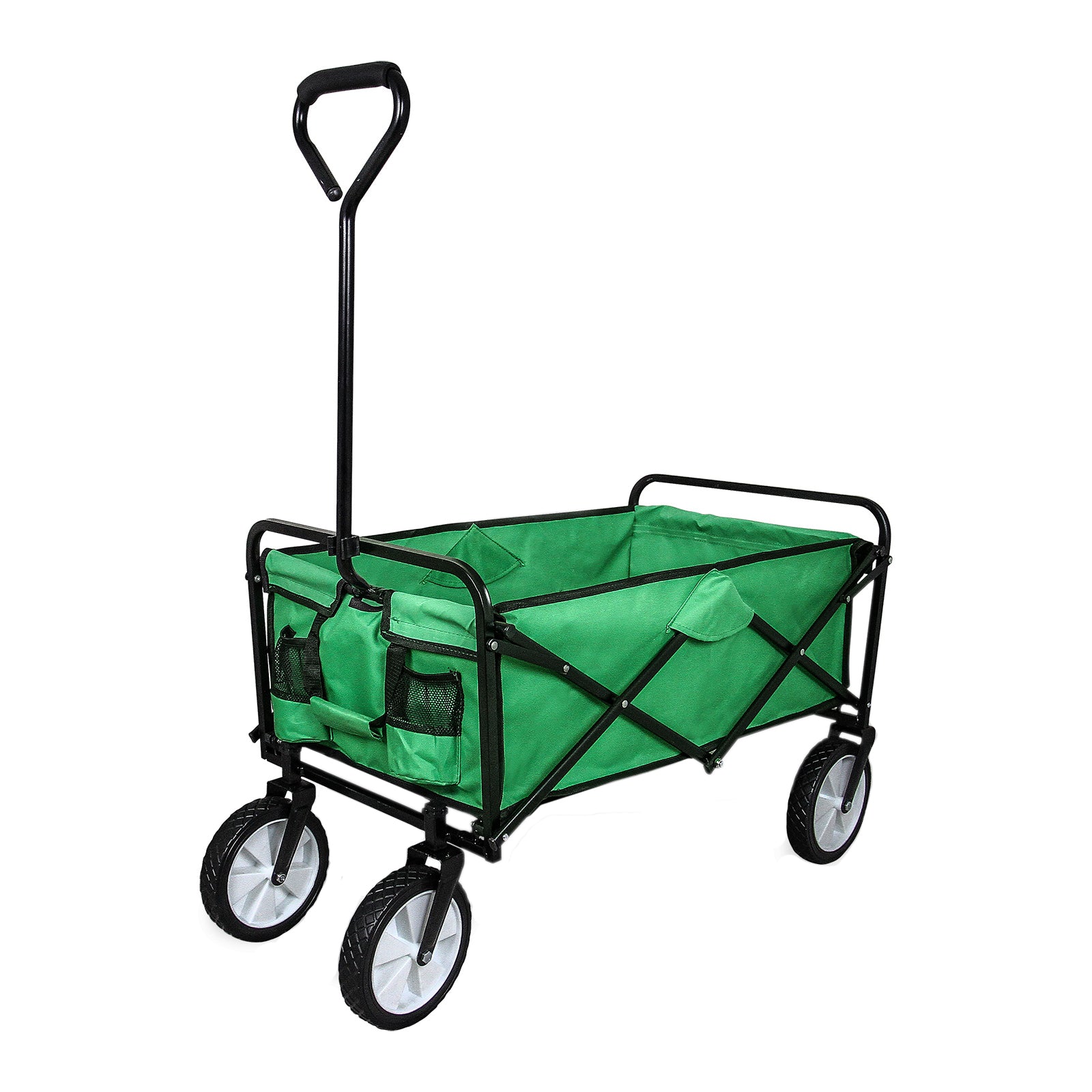 Q-Rax Commercio Artigianato Carrello Pieghevole Verde 70kg