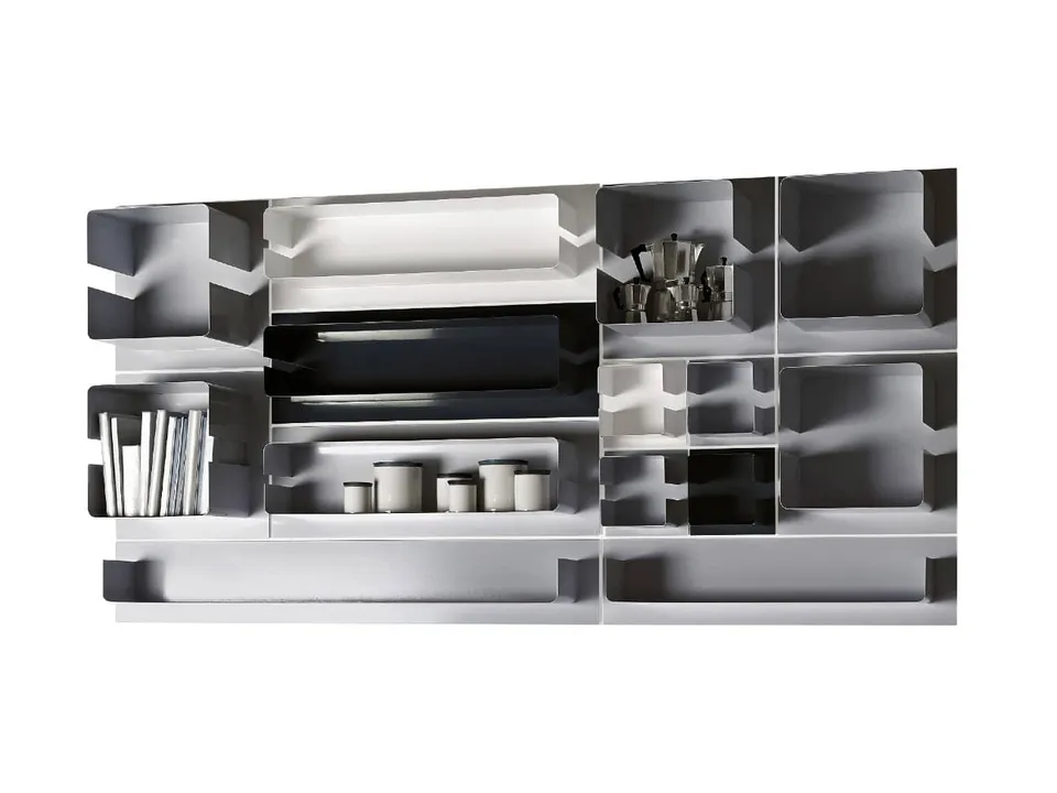 Officinanove Mbox Slim mensola design acciaio 101 cm CD