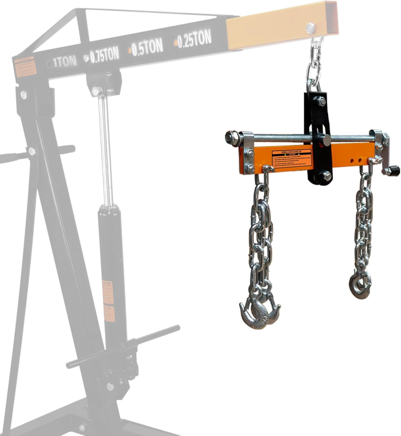 Q-Rax Bilanciatore Carico 900kg Acciaio Arancione