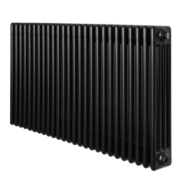 Q-Rax Radiatori Tradizionali 4 Colonne Termosifone Nero 600x1190