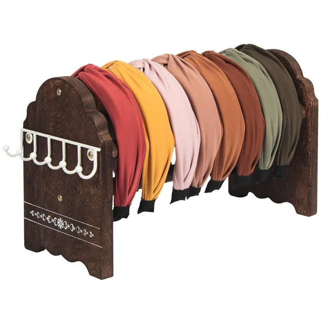 Jackcube Design Porta Cerchietti Stand Legno 6 Ganci