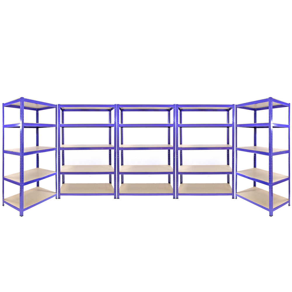 Q-Rax Scaffali Scaffale Garage Blu 90+120cm 200kg