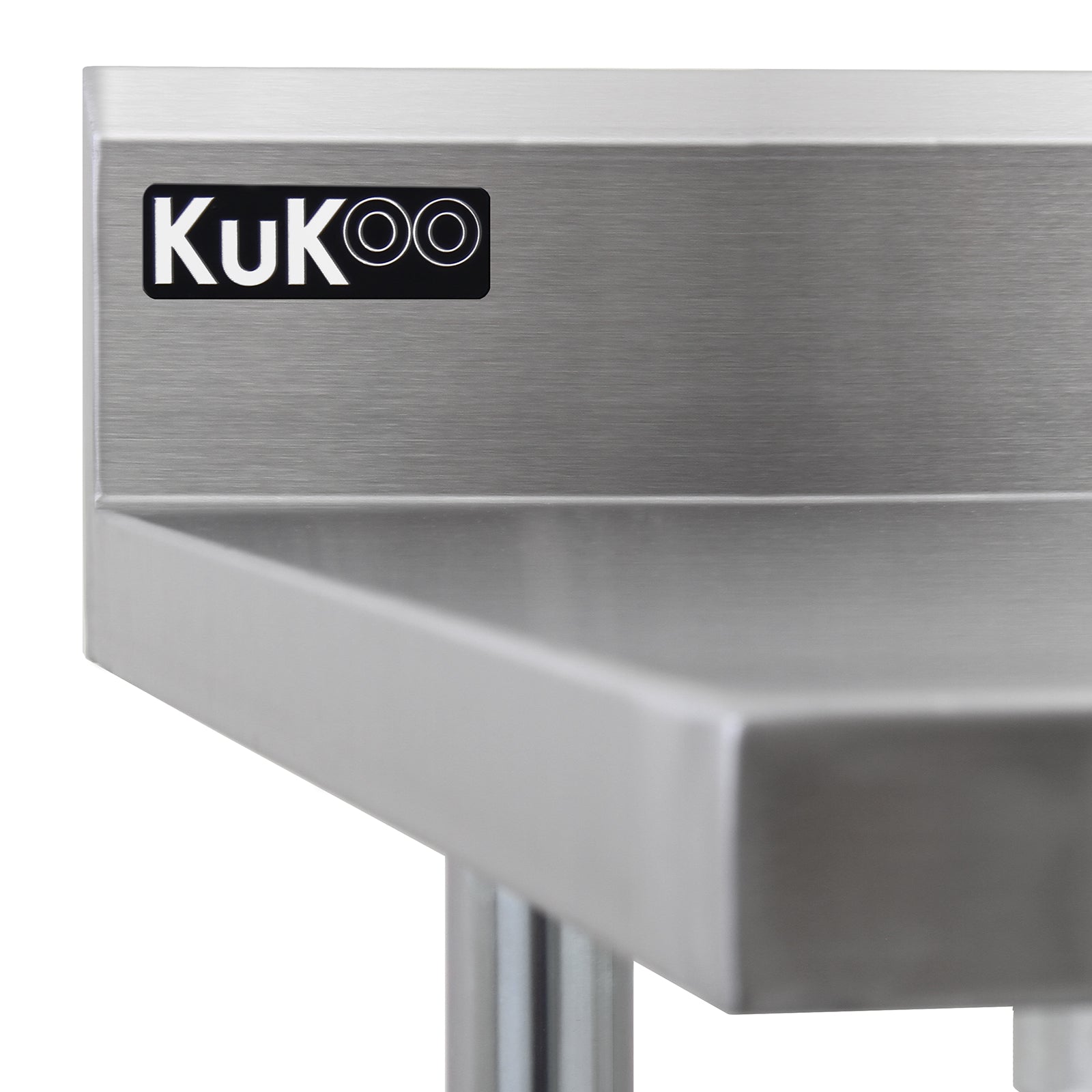 Q-Rax Tavolo Inox tavolo cucina 150x60x90 cm portata 250 kg