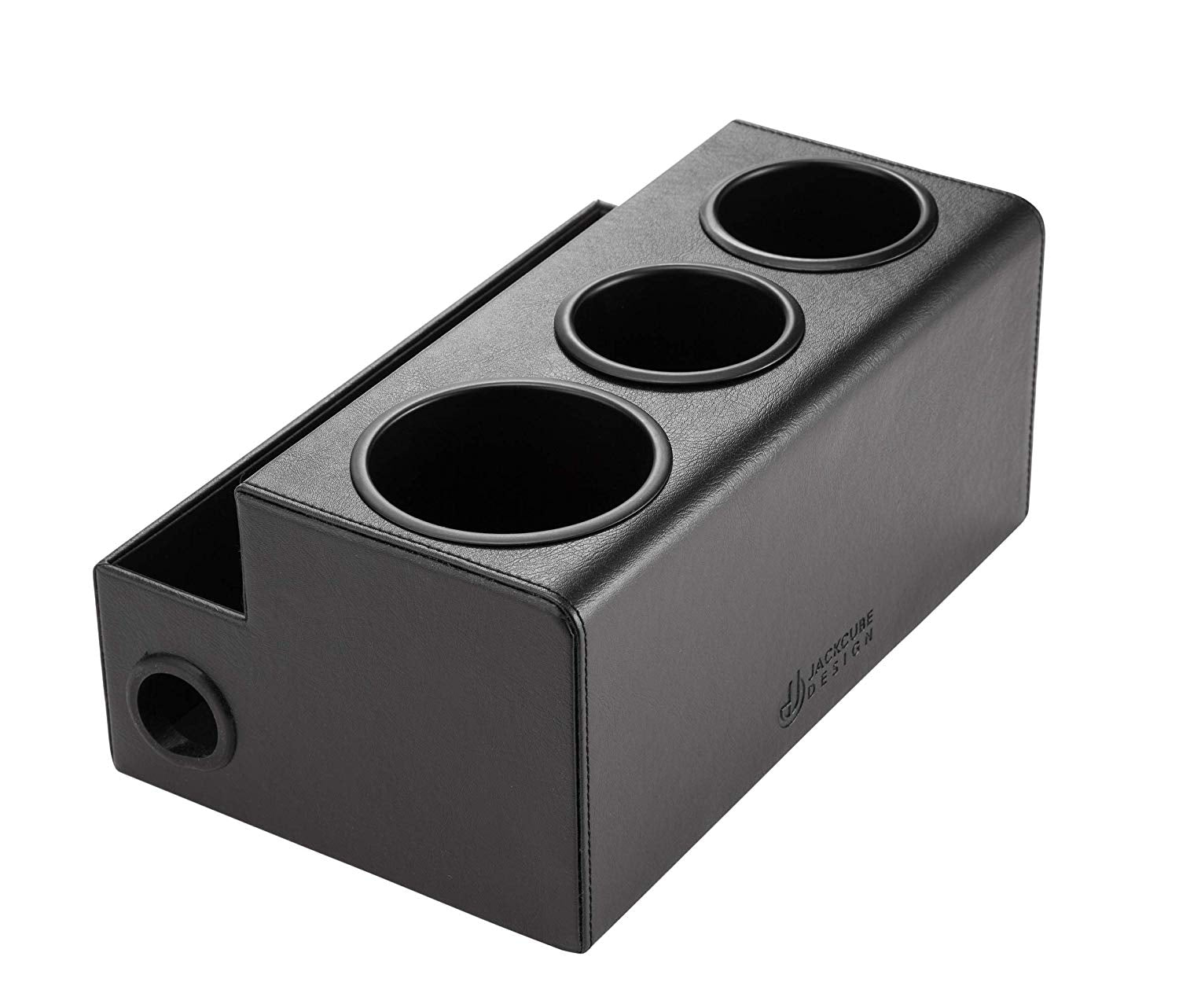 Jackcube Bathroom Organizer Phon Nero 4 Scomparti Pelle