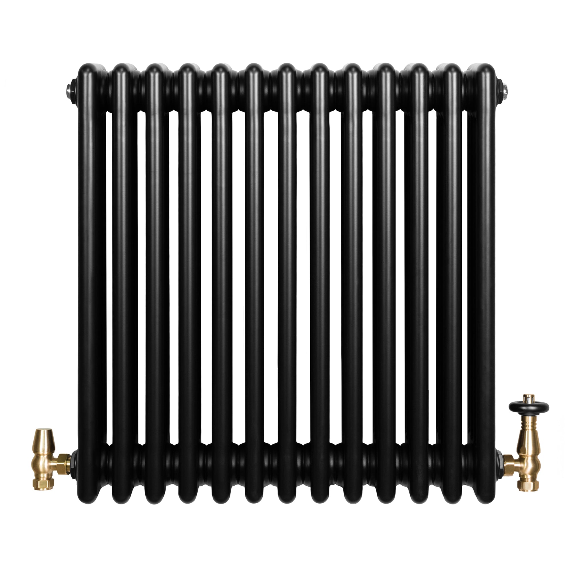 Q-Rax Radiatore Tradizionale 4 Colonne 600x605mm Nero