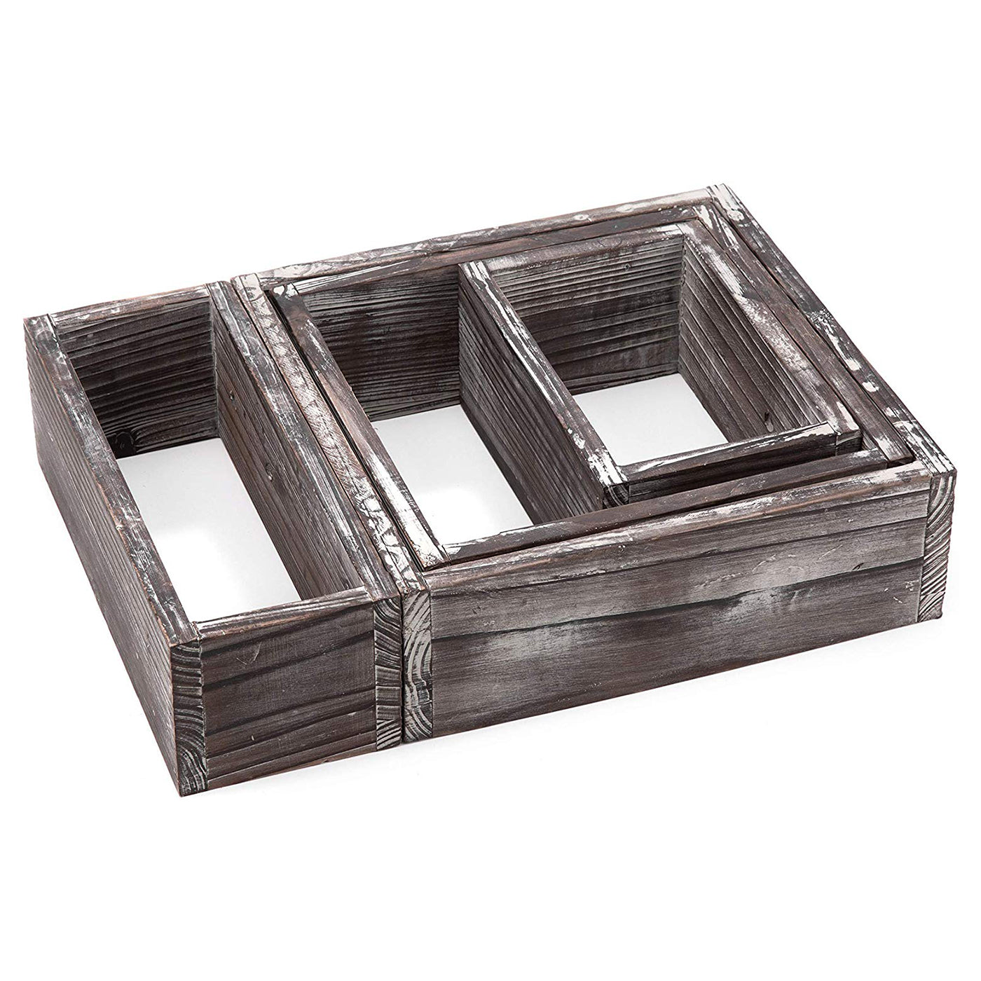 Jackcube Design Living Room set 4 mensole cubo rustiche parete