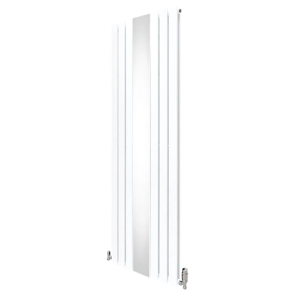 Q-Rax Pannelli Piatti 1800x565 radiatore specchio bianco valvole incluse