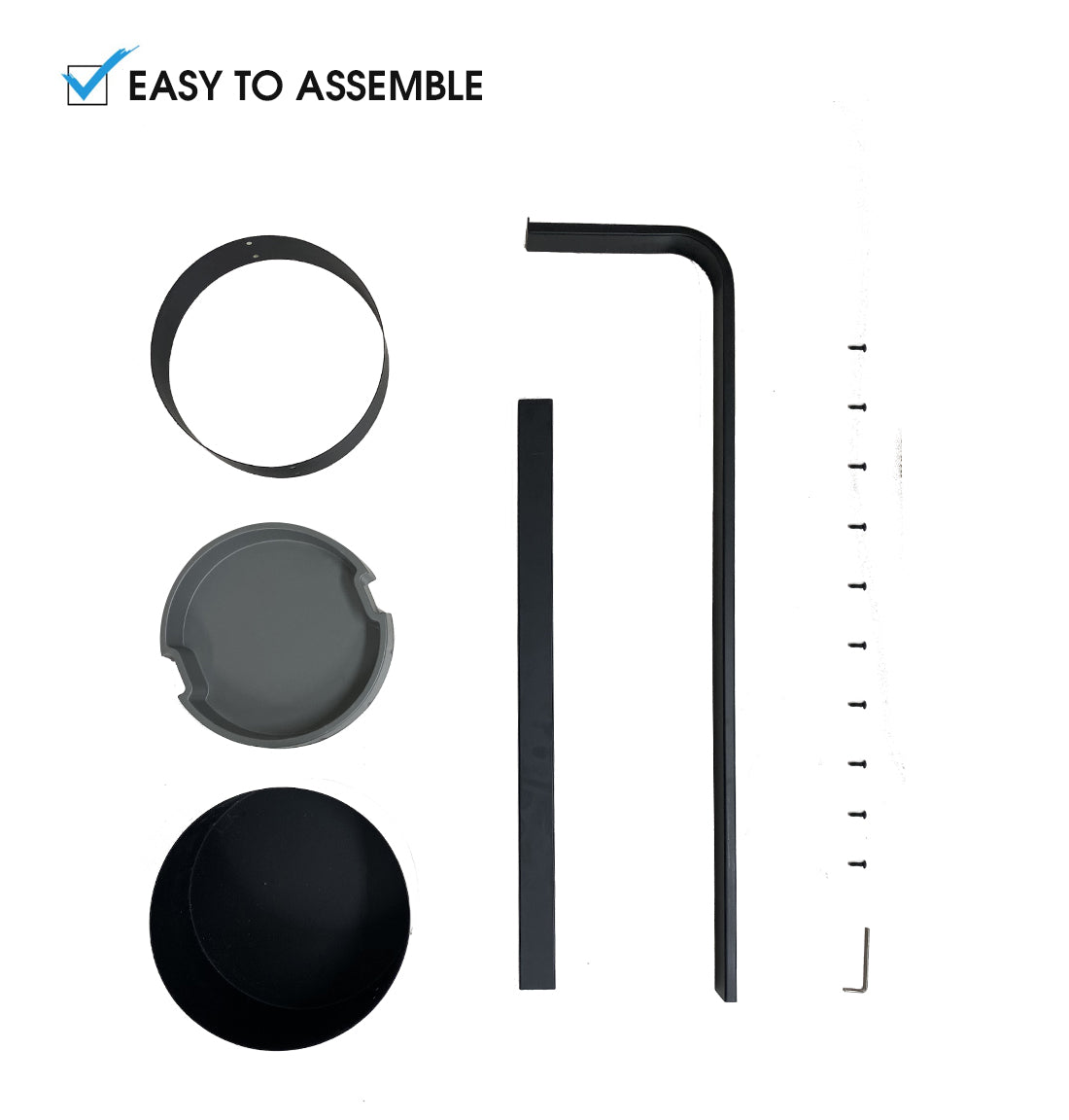 Jackcube Design Entryway Portaombrelli Acciaio Nero 62cm