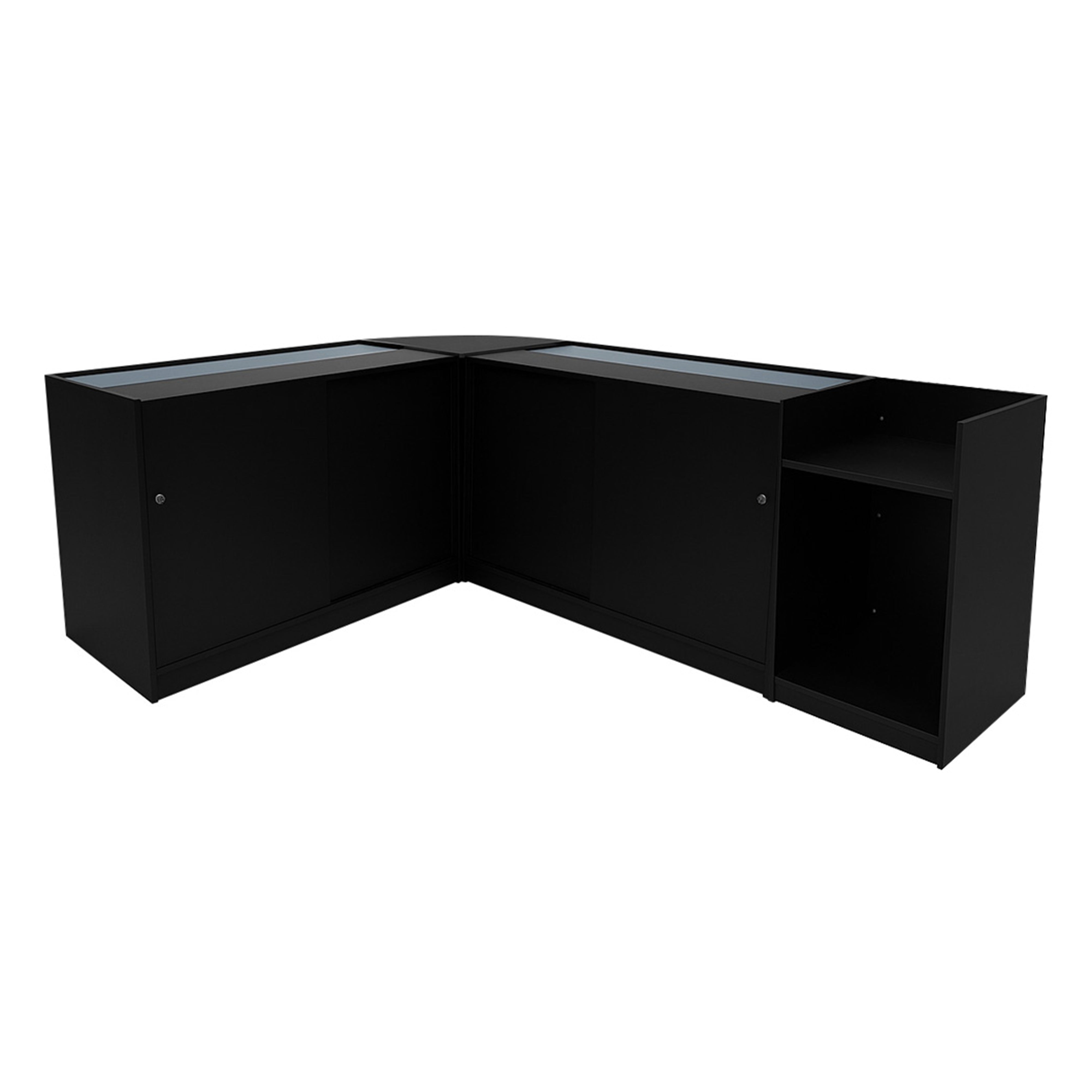 Q-Rax Astro Set 4 Banconi LED K1200 TB60 LM60 Nero